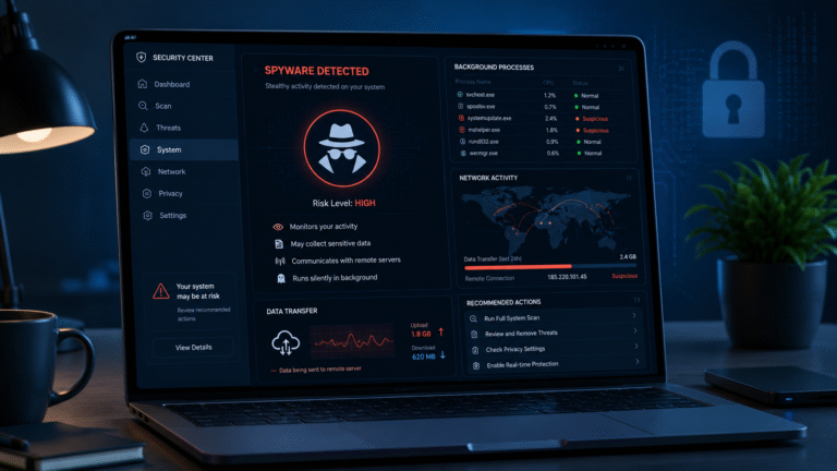 Spyware na komputerze - objawy, jak działa i jak wykryć program szpiegujący, Biuro Detektywistyczne Arcanum